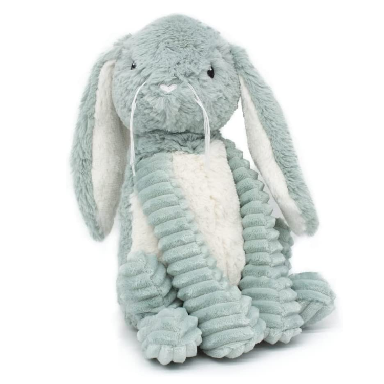 Les déglingos - les ptipotos - toudou lapin vert menthe - peluche 27 cm 